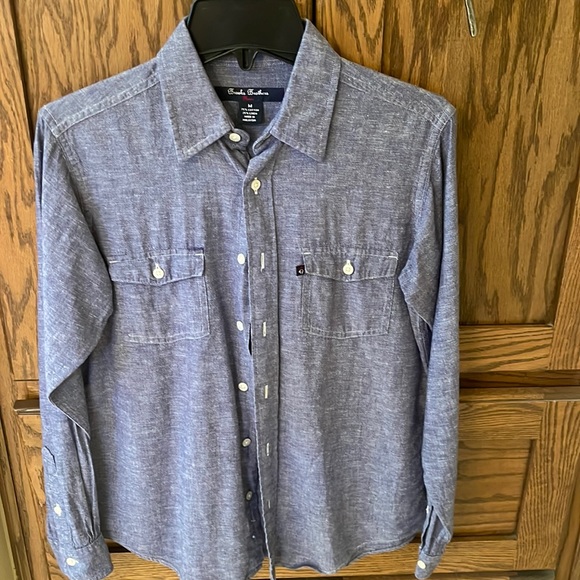 Brooks Brothers BOYS Button Down Long Sleeve Shirt Medium - Picture 1 of 4